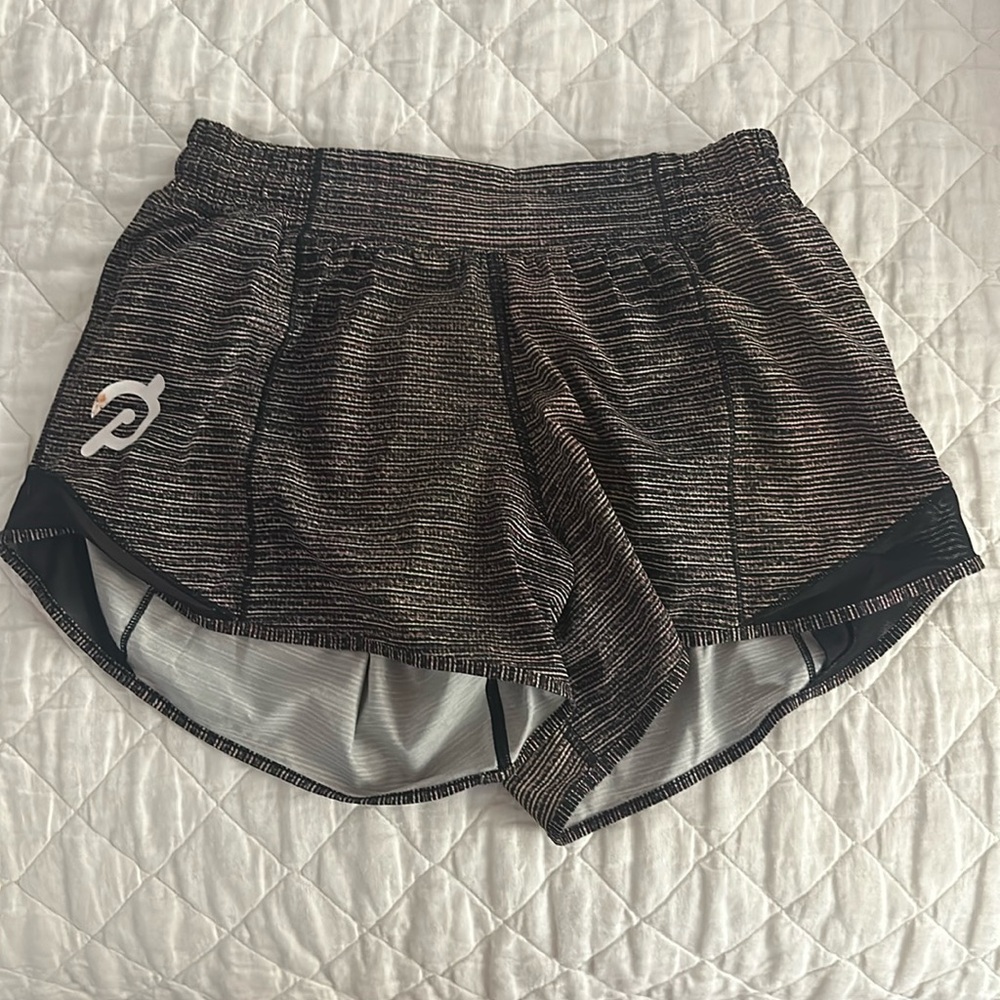 Peloton x Lululemon shorts